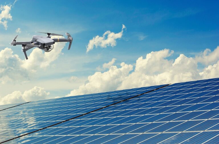 Aerial Survey Services for Solar Power Plants including Drone Thermography by Sunrator Technologies.